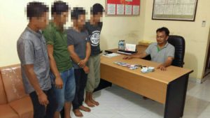 Polsek Pangkalan Kuras Bekuk Pelaku Judi Song